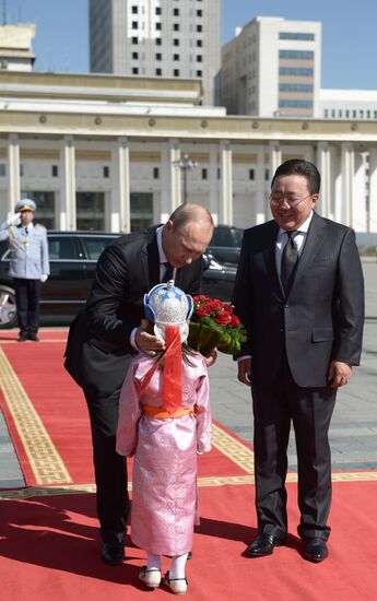 Vladimir Putin's working visit to Mongolia
