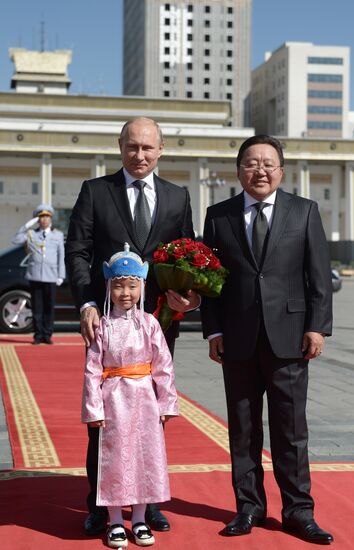 Vladimir Putin's working visit to Mongolia