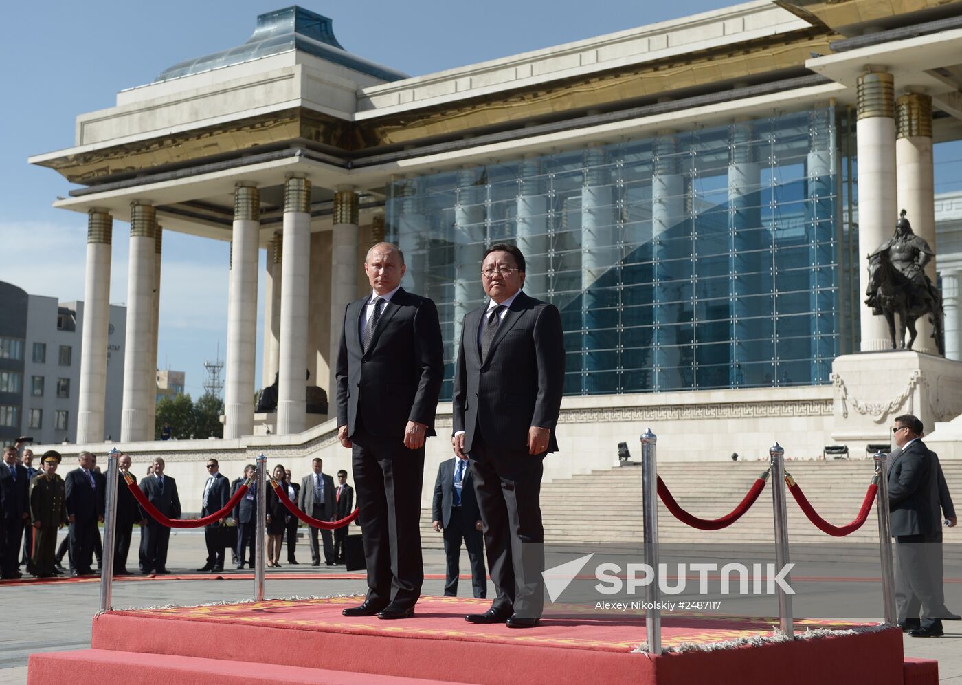 Vladimir Putin's working visit to Mongolia