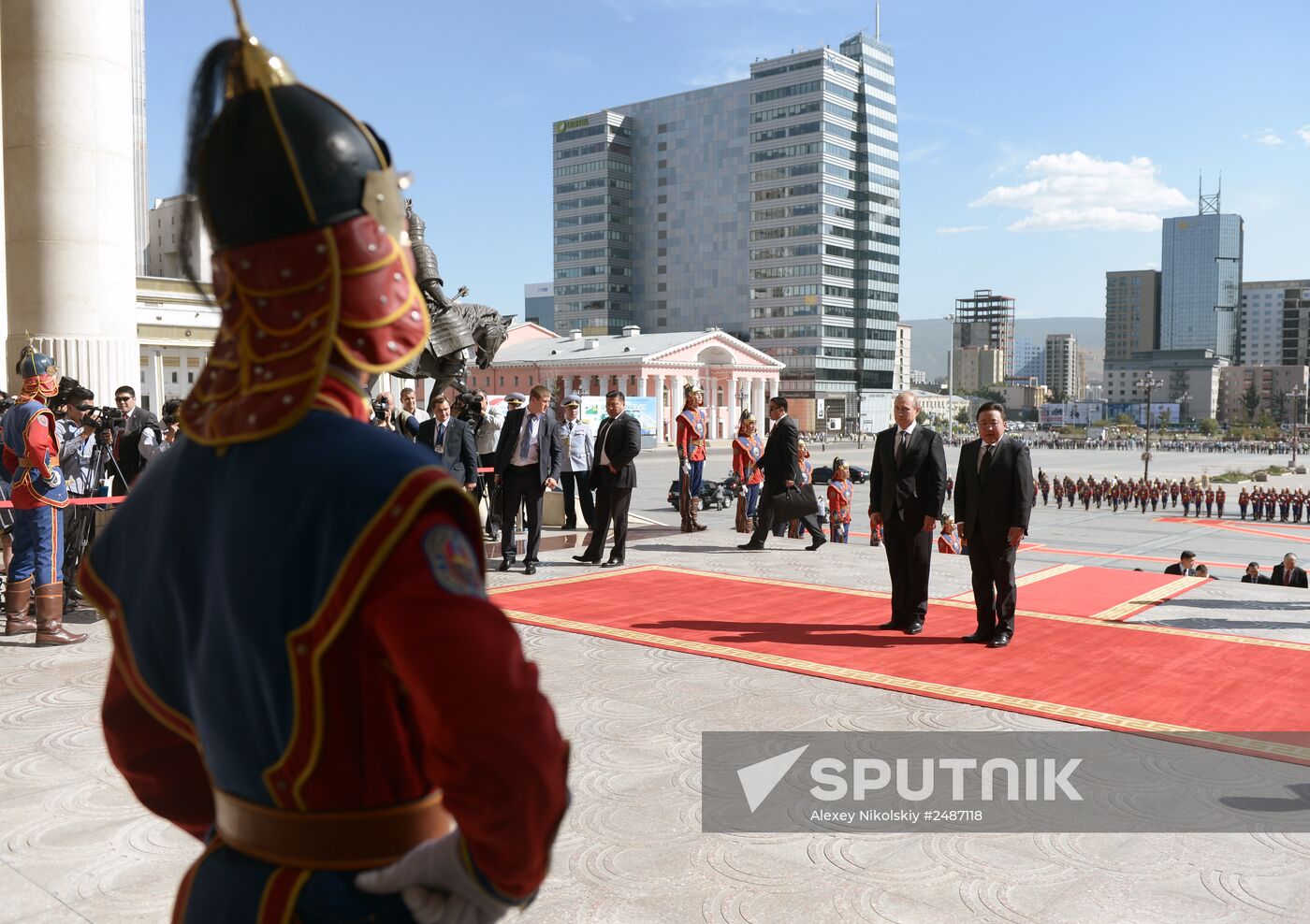 Vladimir Putin's working visit to Mongolia
