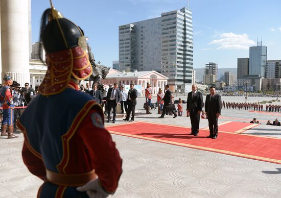 Vladimir Putin's working visit to Mongolia