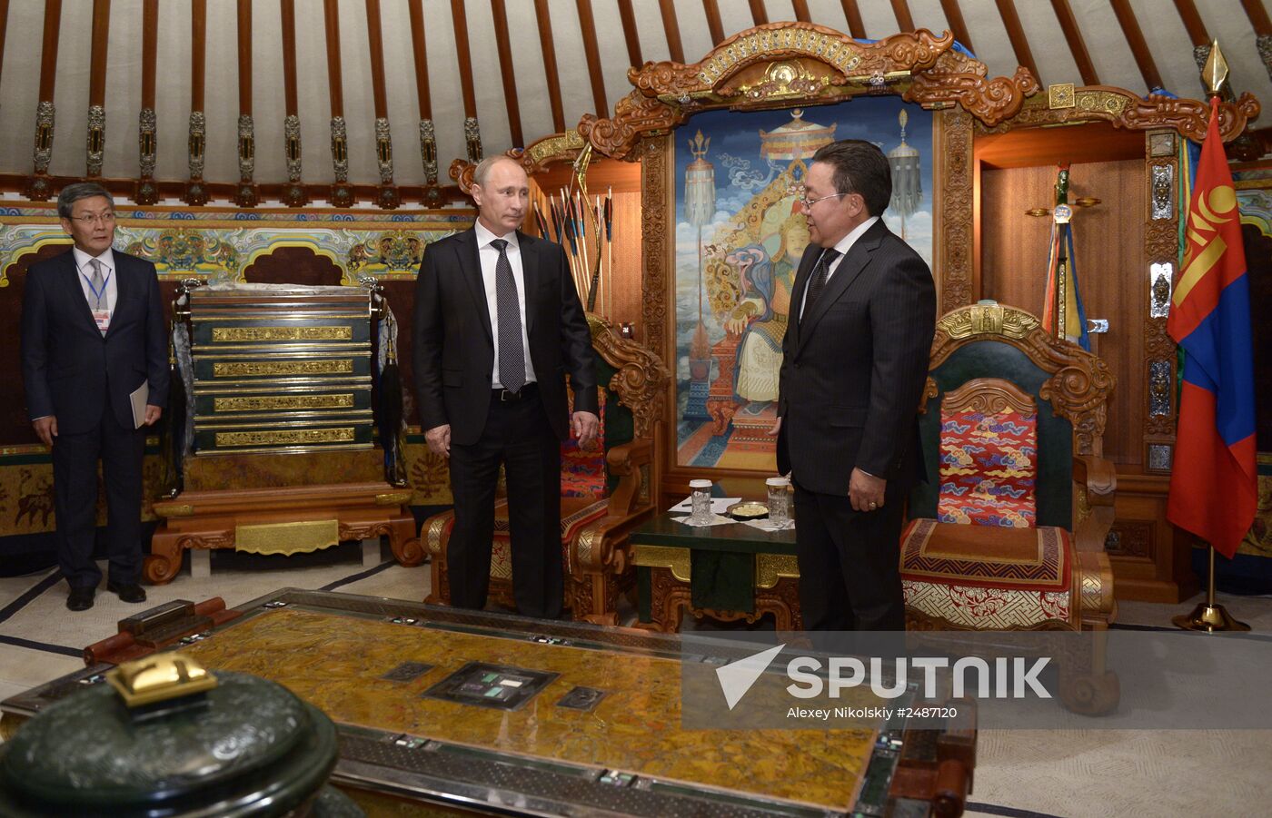 Vladimir Putin's working visit to Mongolia