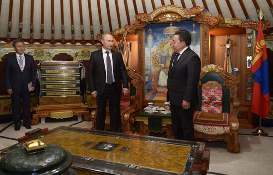 Vladimir Putin's working visit to Mongolia