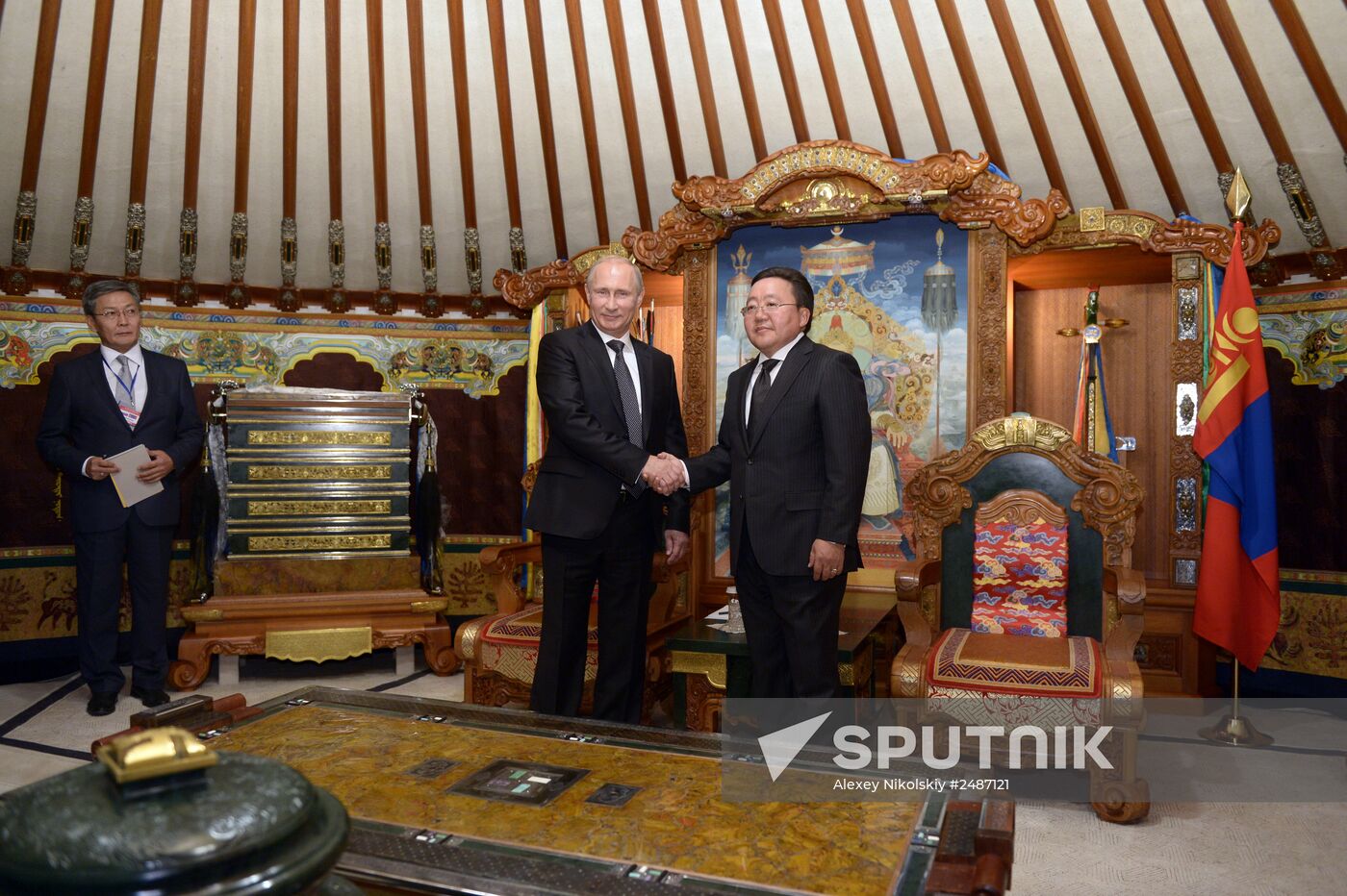 Vladimir Putin's working visit to Mongolia