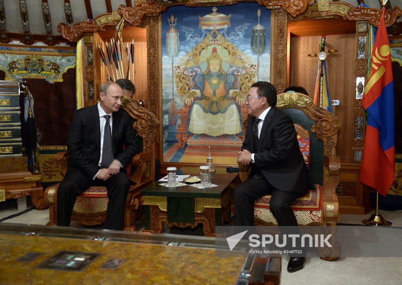 Vladimir Putin's working visit to Mongolia