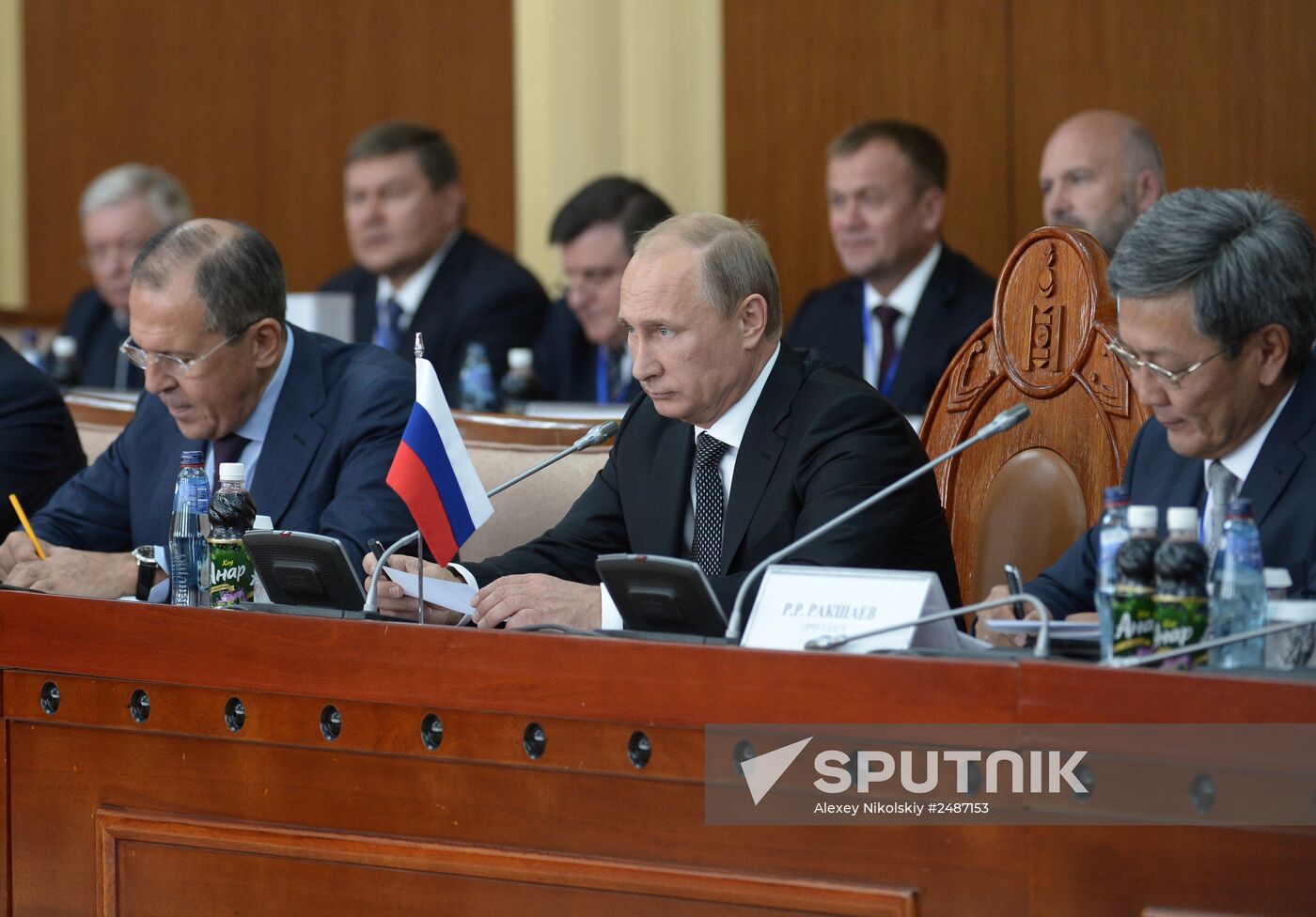Vladimir Putin's working visit to Mongolia