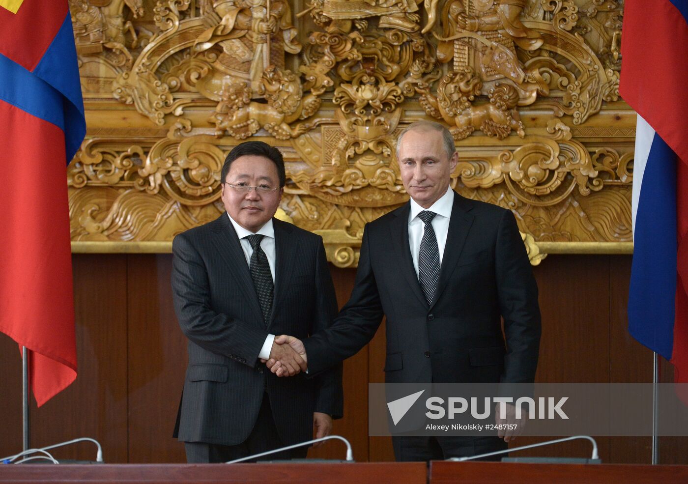 Vladimir Putin's working visit to Mongolia
