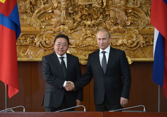 Vladimir Putin's working visit to Mongolia