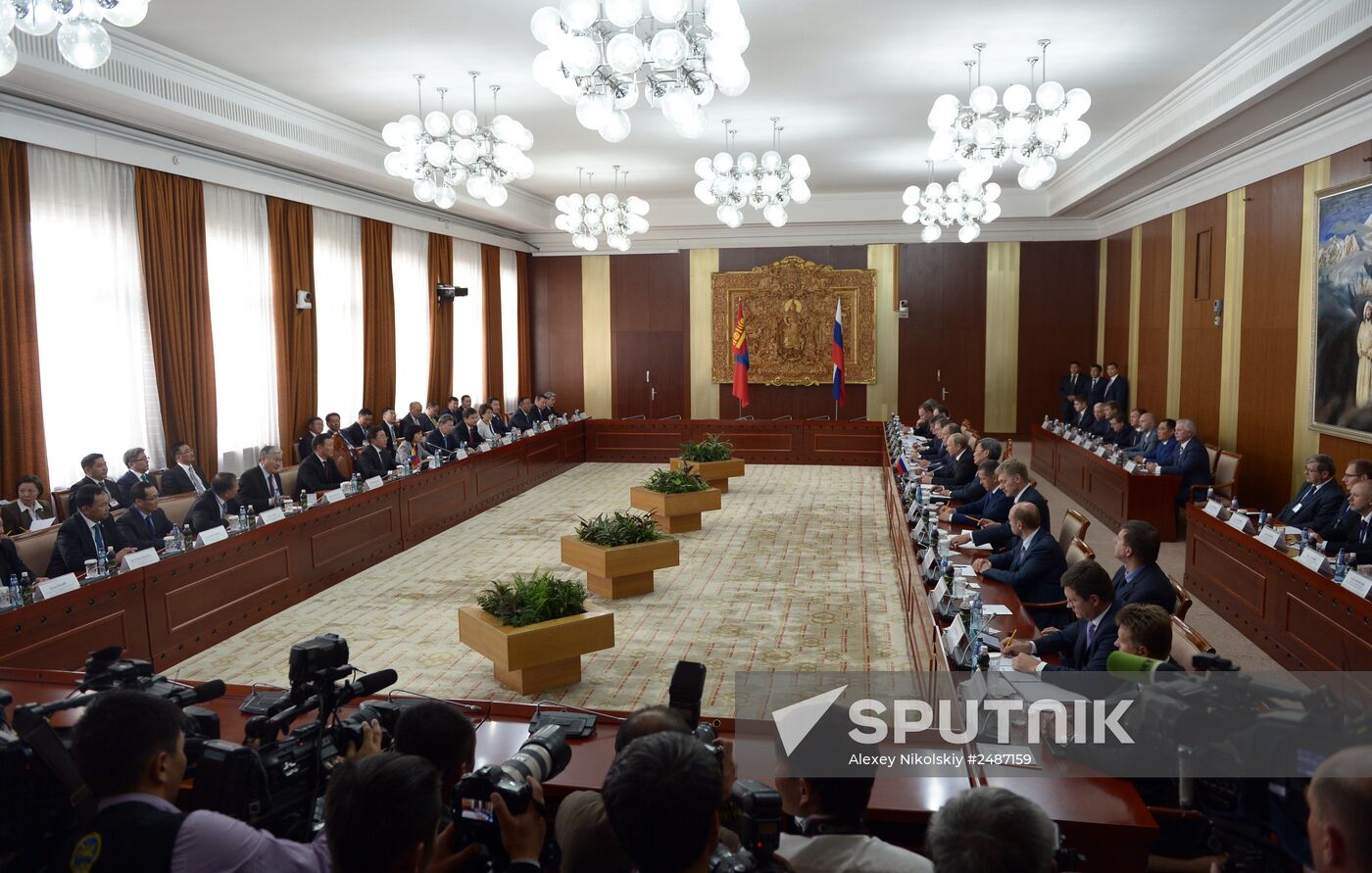 Vladimir Putin's working visit to Mongolia