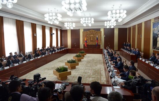 Vladimir Putin's working visit to Mongolia