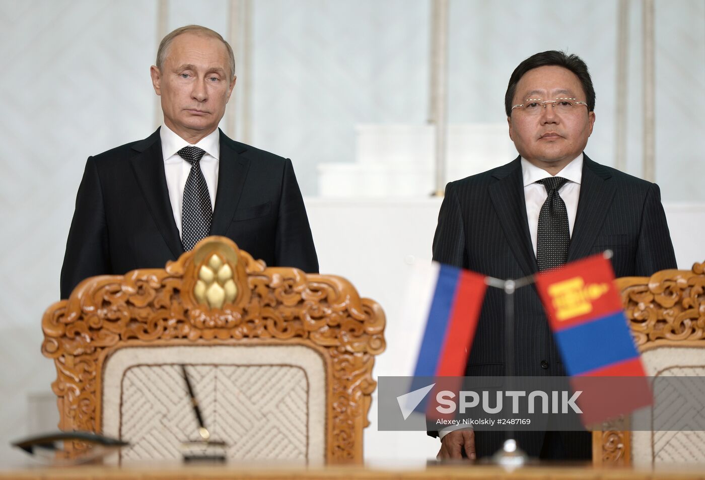 Vladimir Putin's working visit to Mongolia