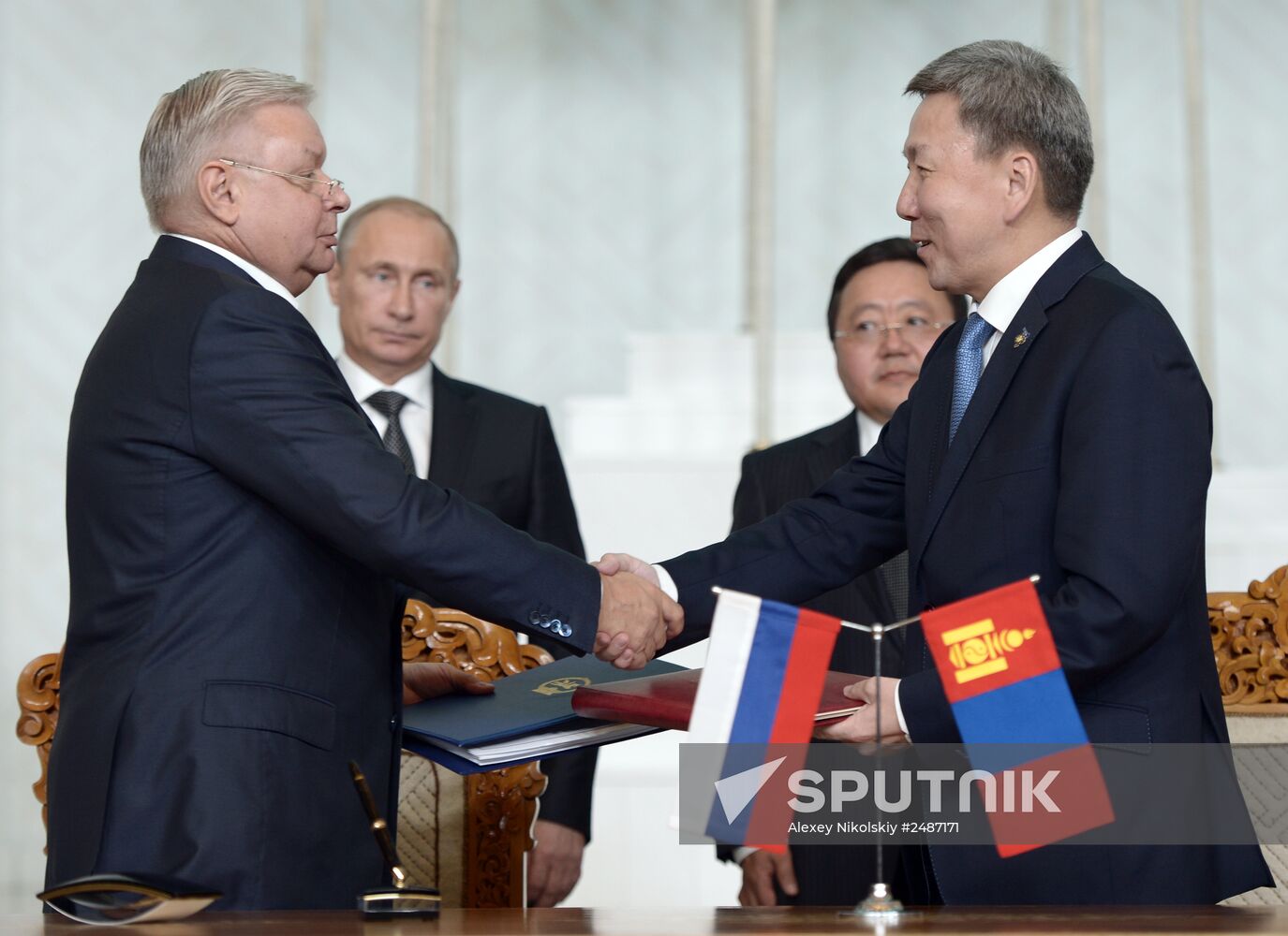 Vladimir Putin's working visit to Mongolia