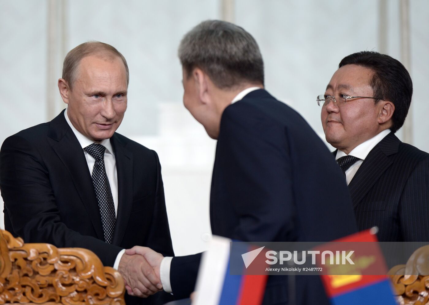 Vladimir Putin's working visit to Mongolia