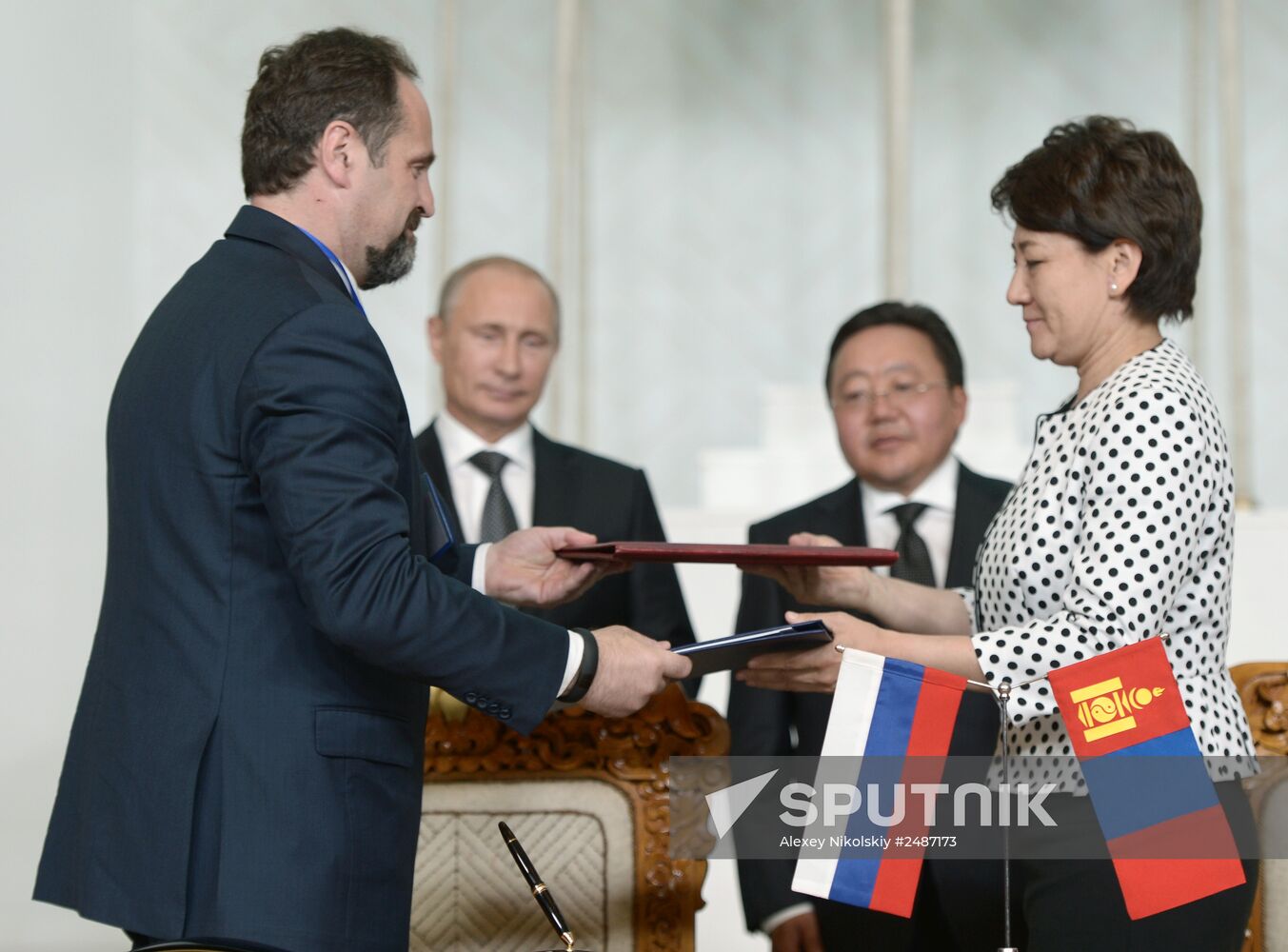 Vladimir Putin's working visit to Mongolia