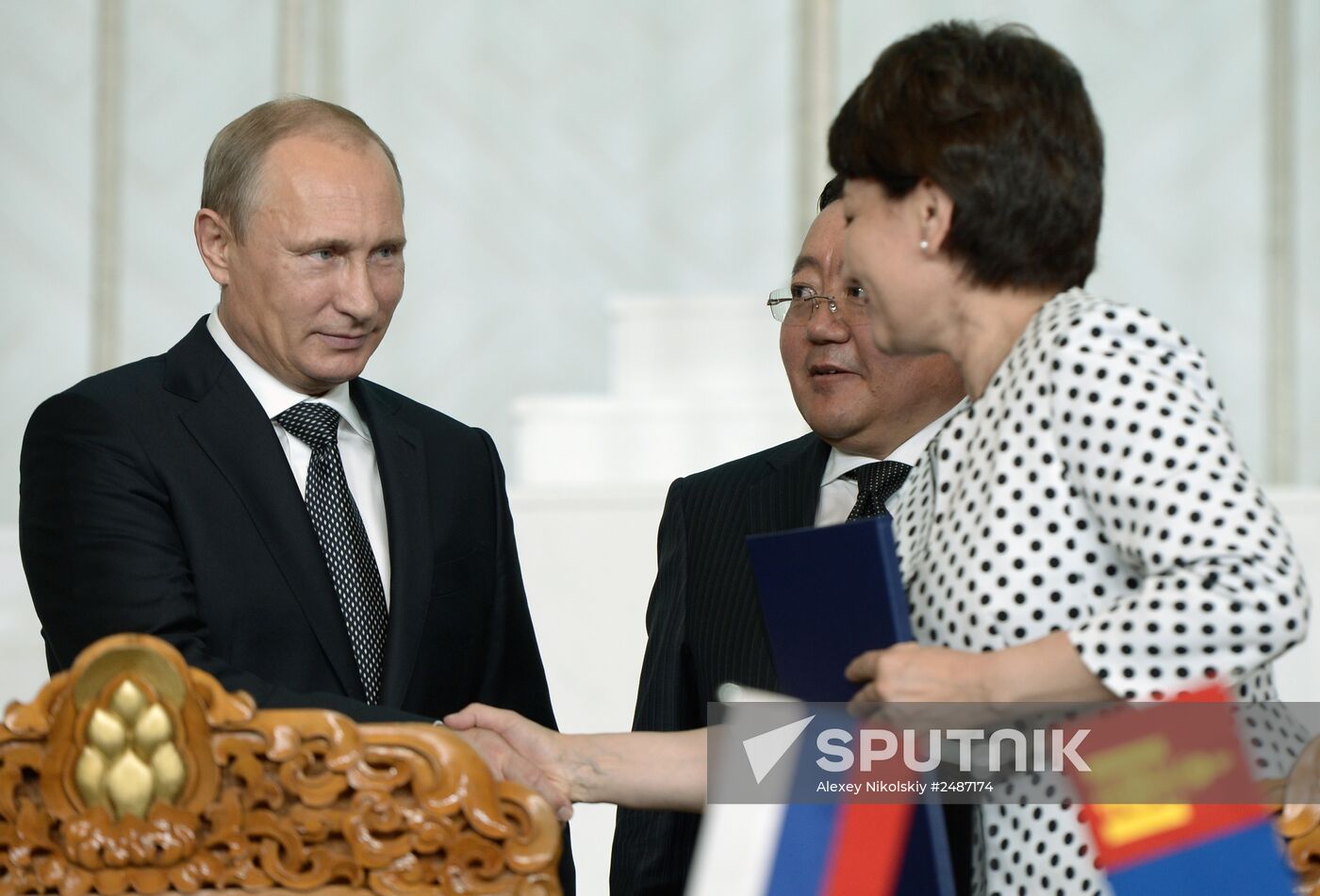 Vladimir Putin's working visit to Mongolia
