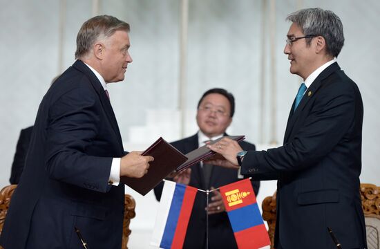 Vladimir Putin's working visit to Mongolia