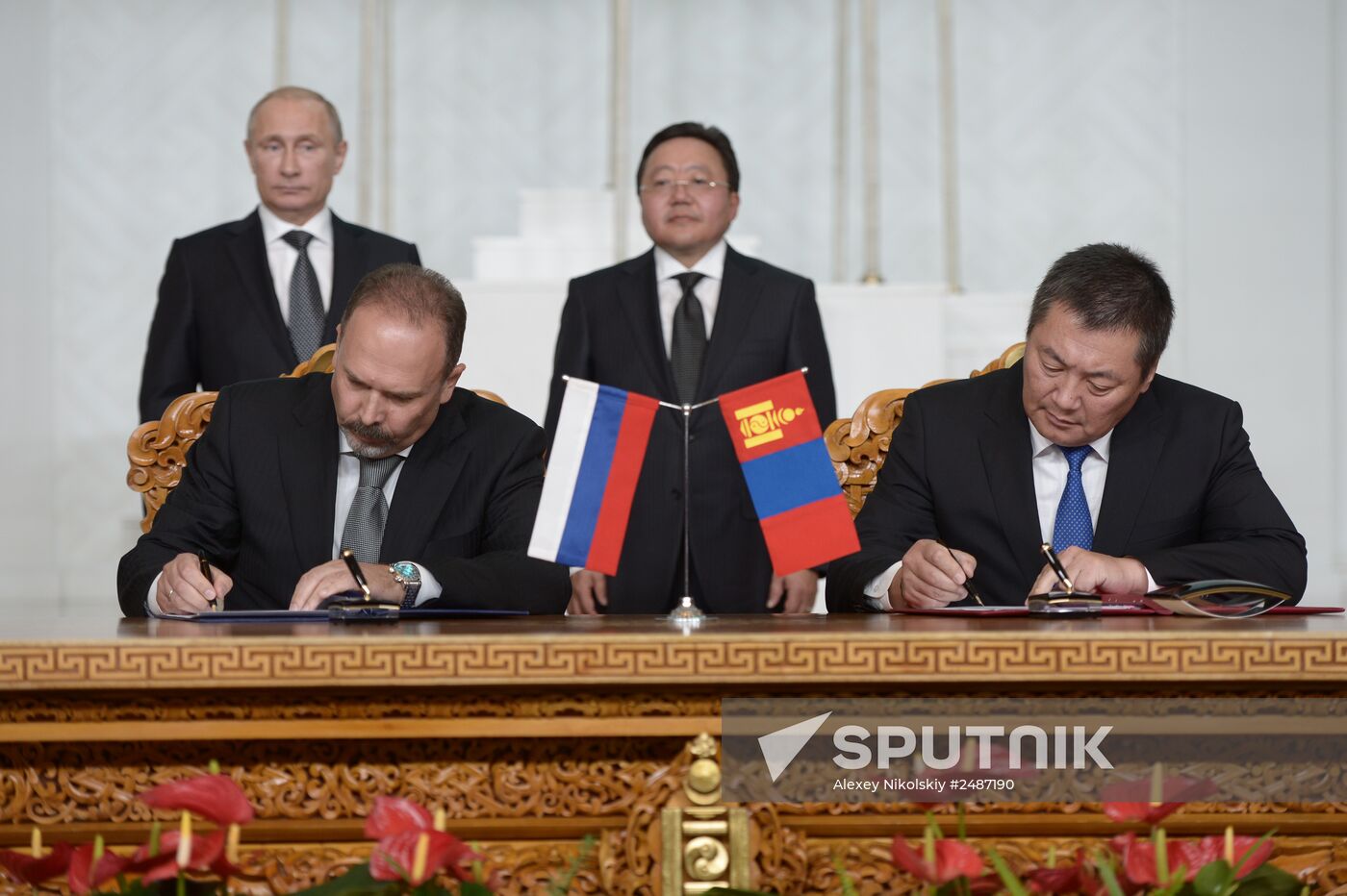 Vladimir Putin's working visit to Mongolia