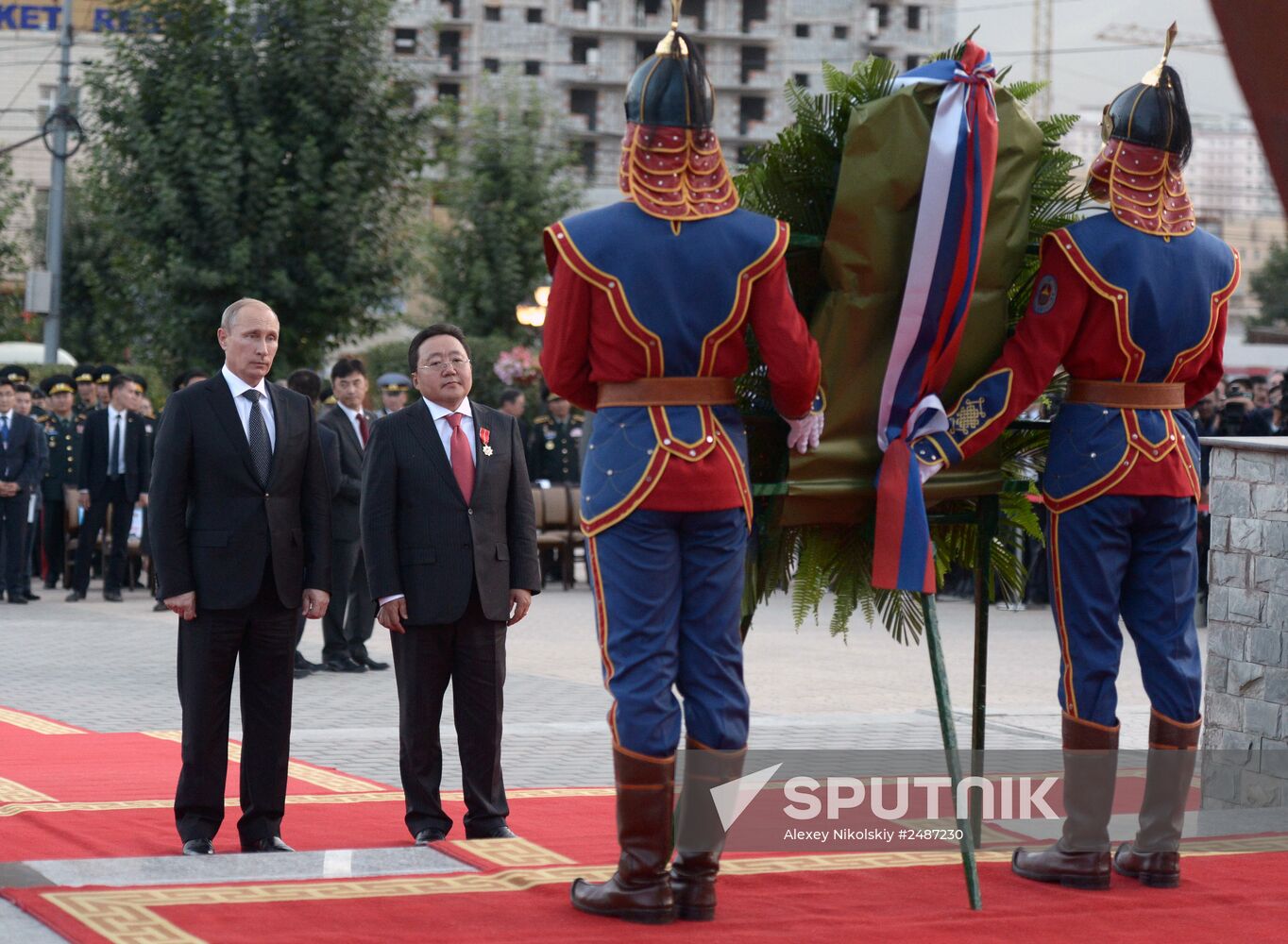 Vladimir Putin's working visit to Mongolia
