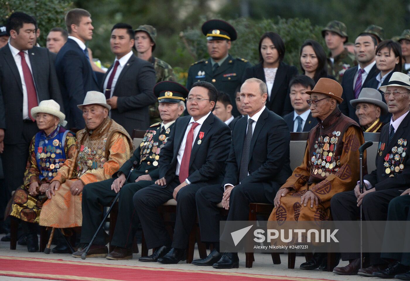 Vladimir Putin's working visit to Mongolia