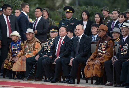 Vladimir Putin's working visit to Mongolia