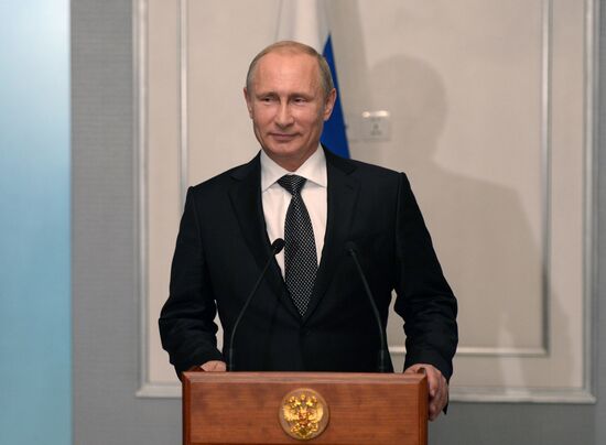 Vladimir Putin's working visit to Mongolia