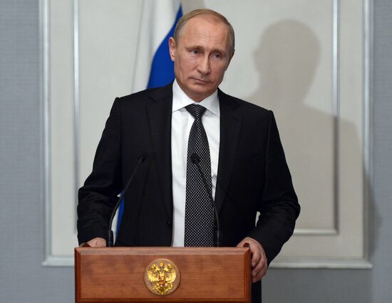 Vladimir Putin's working visit to Mongolia