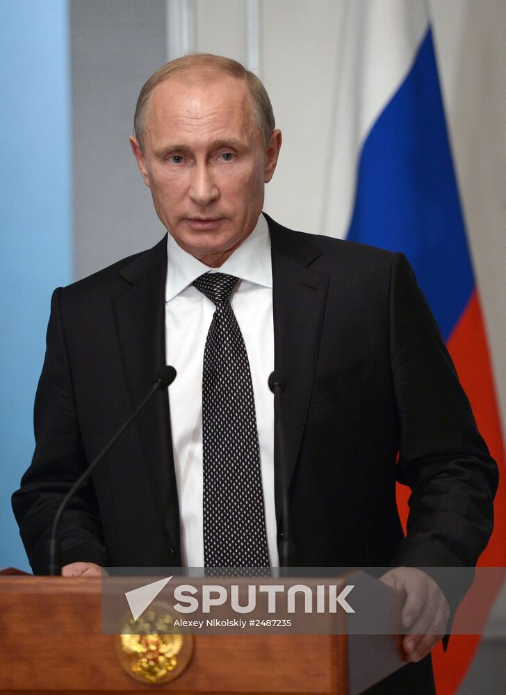 Vladimir Putin's working visit to Mongolia