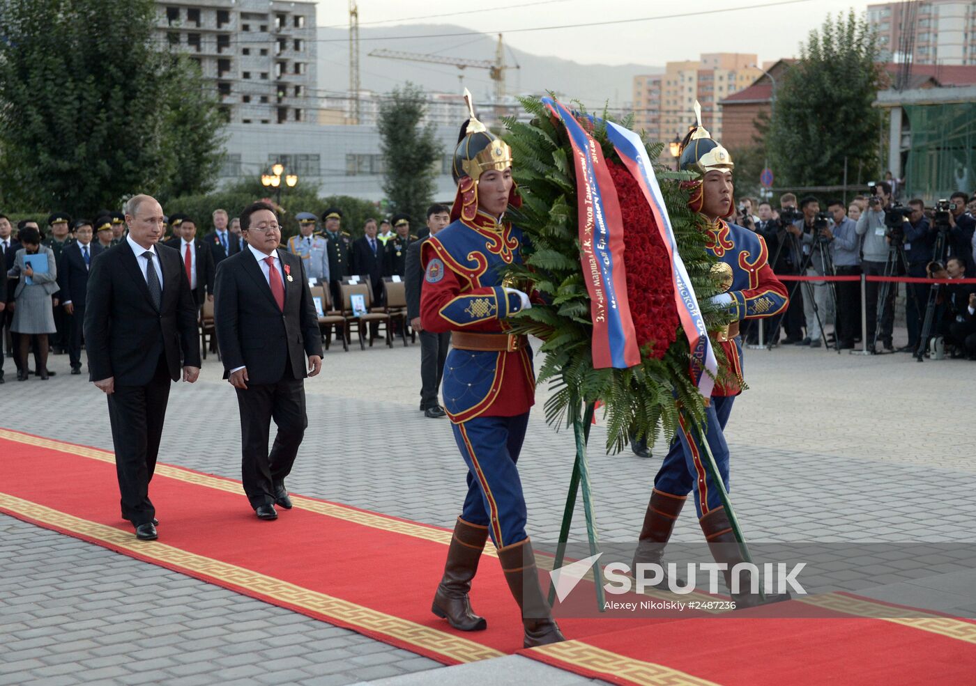 Vladimir Putin's working visit to Mongolia