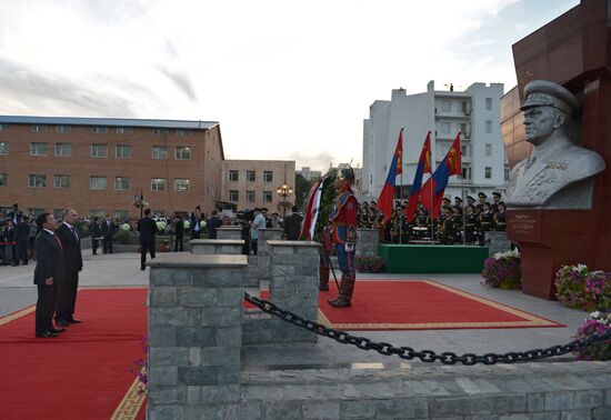 Vladimir Putin's working visit to Mongolia