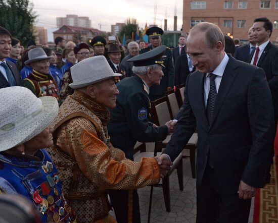 Vladimir Putin's working visit to Mongolia