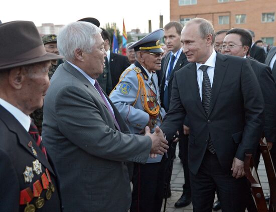 Vladimir Putin's working visit to Mongolia