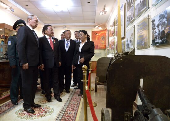 Vladimir Putin's working visit to Mongolia