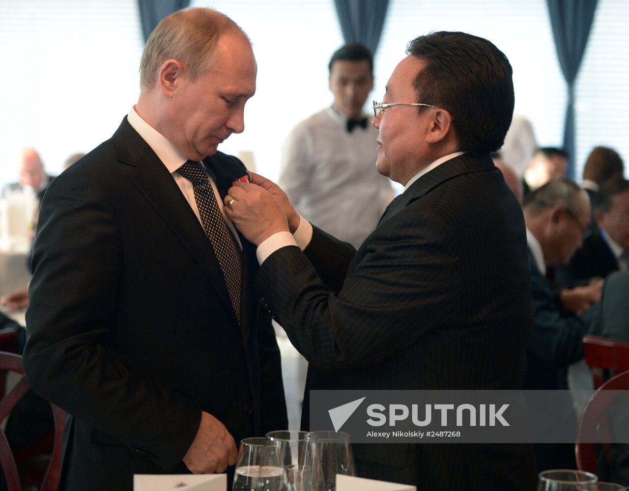 Vladimir Putin's working visit to Mongolia