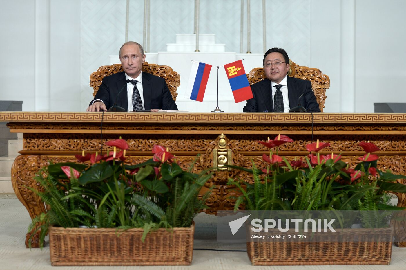 Vladimir Putin's working visit to Mongolia