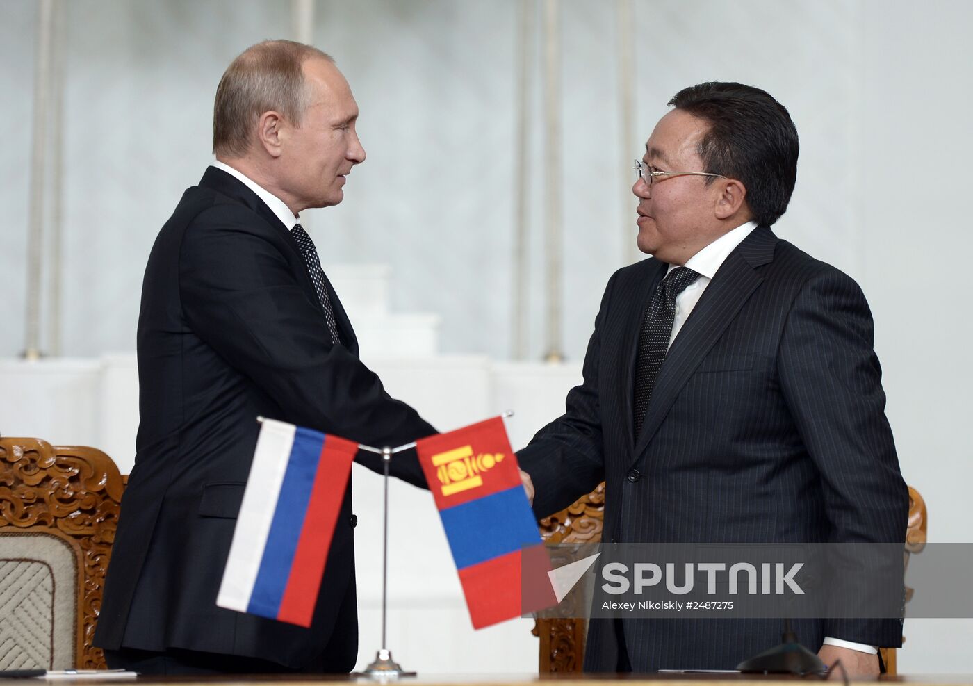 Vladimir Putin's working visit to Mongolia