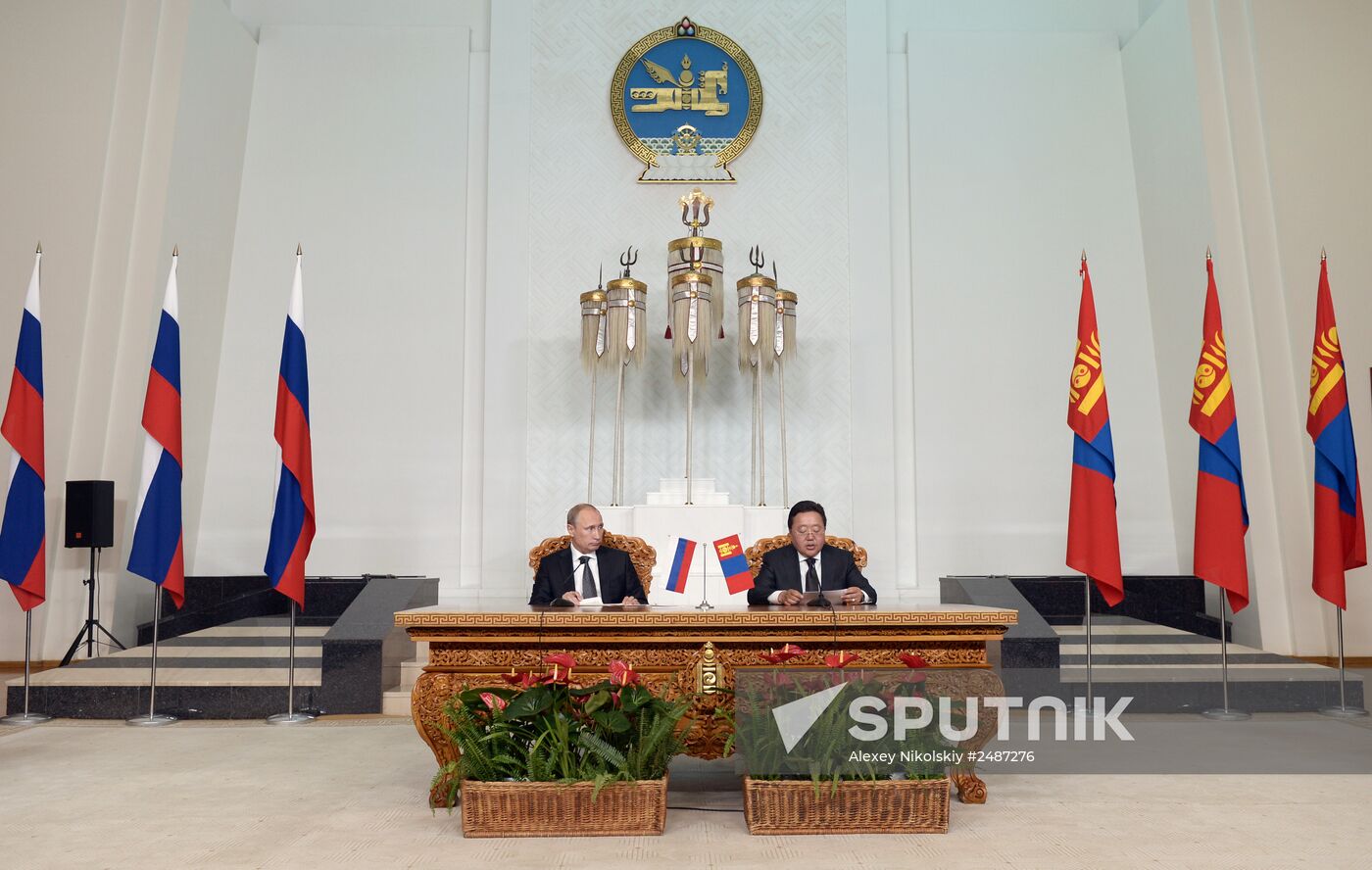 Vladimir Putin's working visit to Mongolia