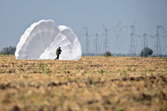 A joint Russian-Belarusian tactical exercise in the Krasnodar Territory