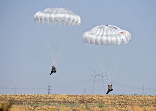 A joint Russian-Belarusian tactical exercise in the Krasnodar Territory