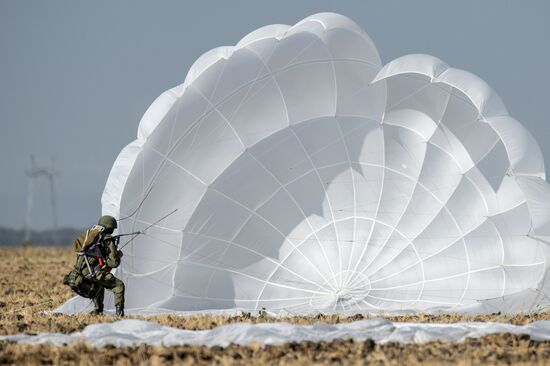 A joint Russian-Belarusian tactical exercise in the Krasnodar Territory
