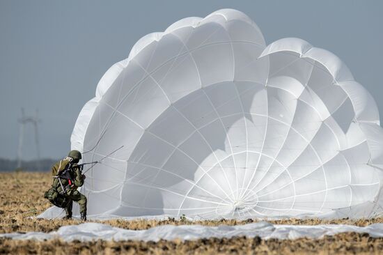 A joint Russian-Belarusian tactical exercise in the Krasnodar Territory