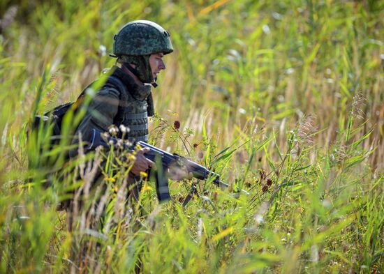 A joint Russian-Belarusian tactical exercise in the Krasnodar Territory