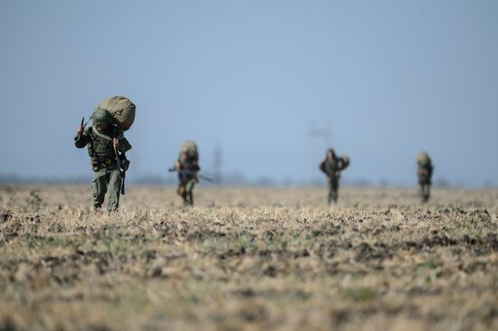 A joint Russian-Belarusian tactical exercise in the Krasnodar Territory