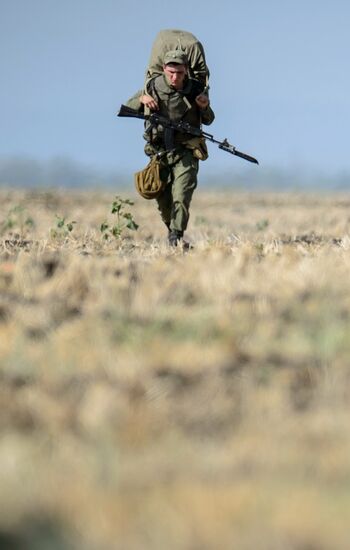 A joint Russian-Belarusian tactical exercise in the Krasnodar Territory