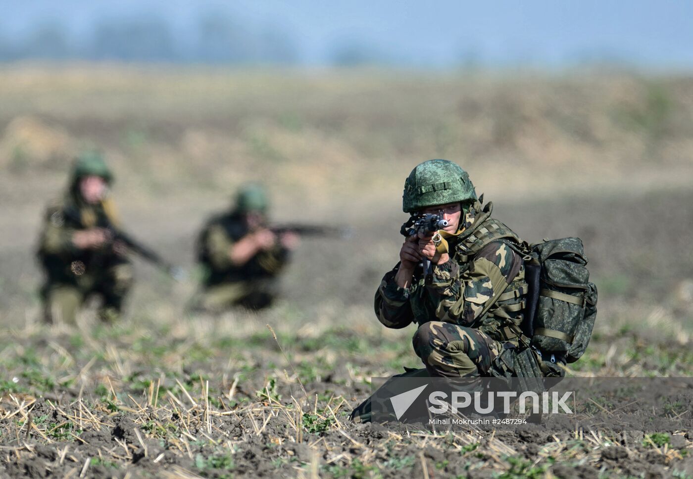 A joint Russian-Belarusian tactical exercise in the Krasnodar Territory
