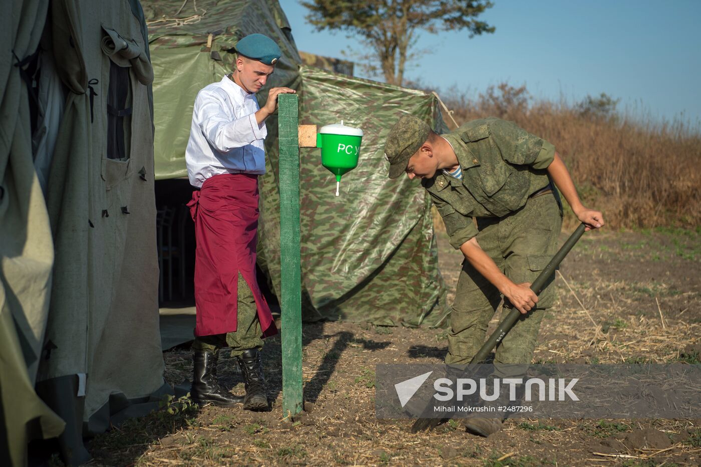 A joint Russian-Belarusian tactical exercise in the Krasnodar Territory