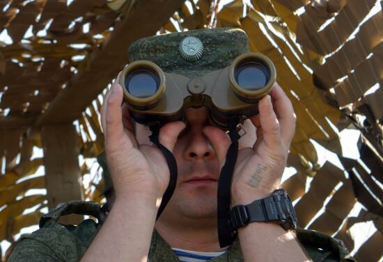 A joint Russian-Belarusian tactical exercise in the Krasnodar Territory