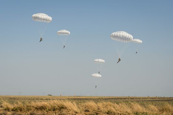 A joint Russian-Belarusian tactical exercise in the Krasnodar Territory