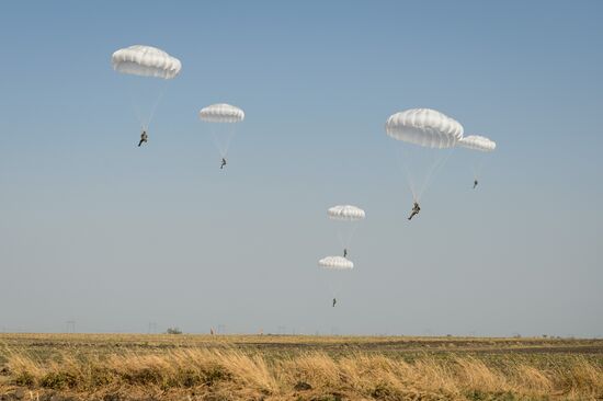 A joint Russian-Belarusian tactical exercise in the Krasnodar Territory