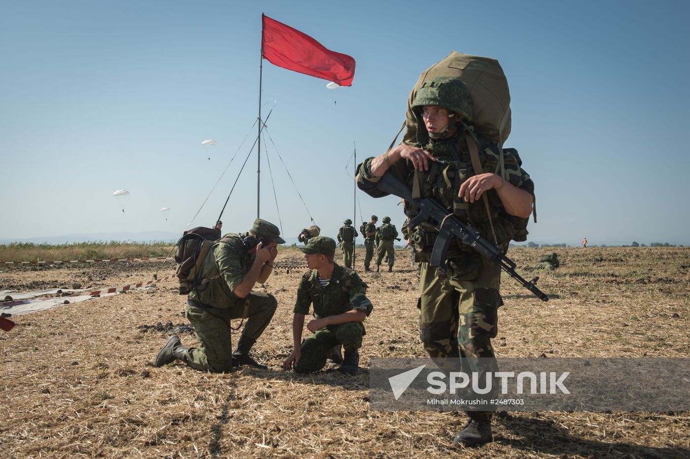 A joint Russian-Belarusian tactical exercise in the Krasnodar Territory