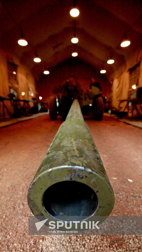 Exercise involving units of the Eastern Military District's logistics-support system
